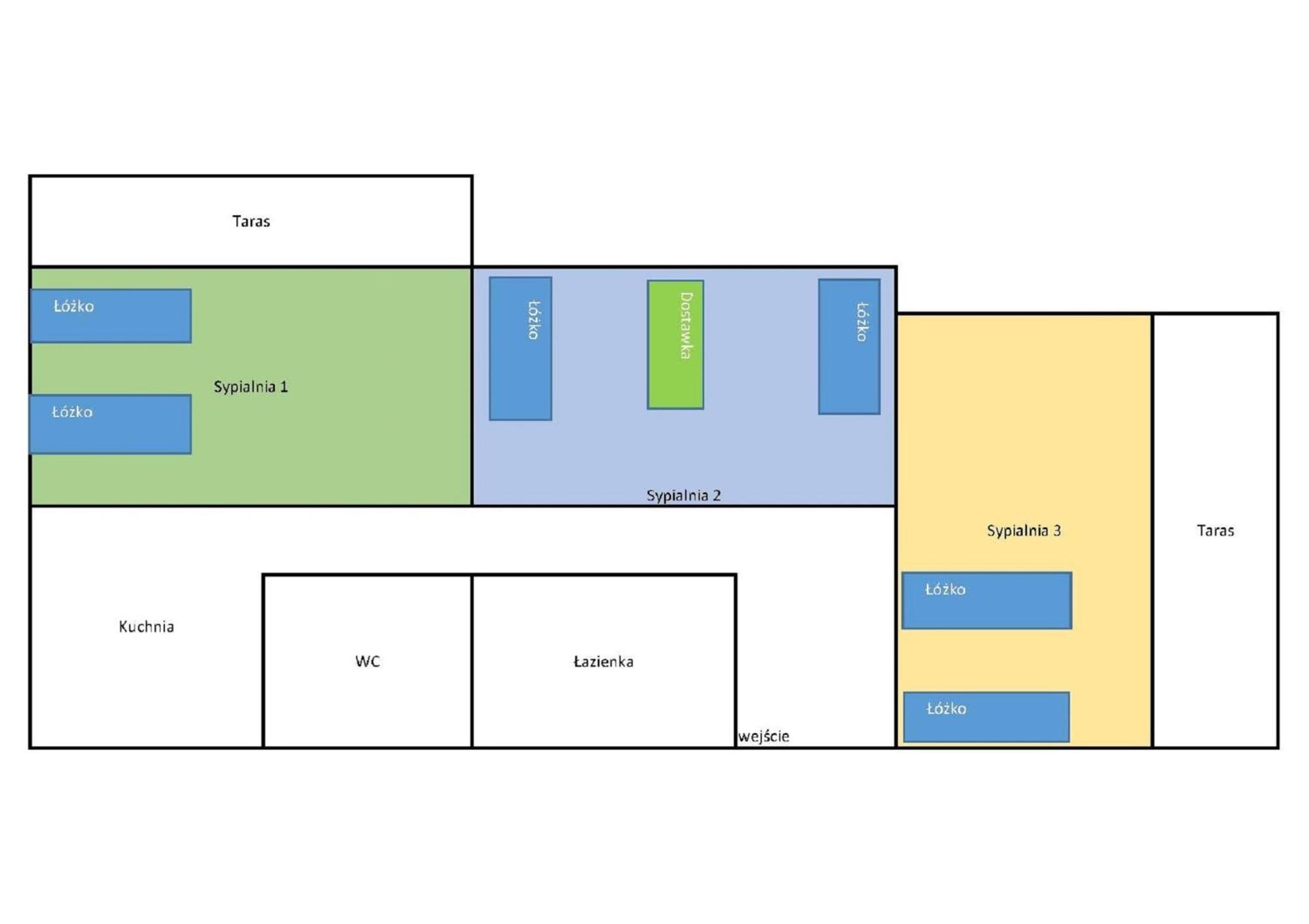 Pokoje W Apartamencie Danuta Gdynia Szoba fotó